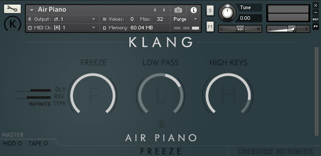 FREEZE: Air Piano