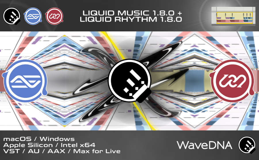 Liquid Music 1.8 + Liquid Rhythm 1.8 Bundle Upgrade from Liquid Rhythm 1.4.5