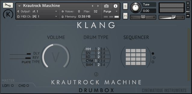 DRUMBOX: Krautrock Machine