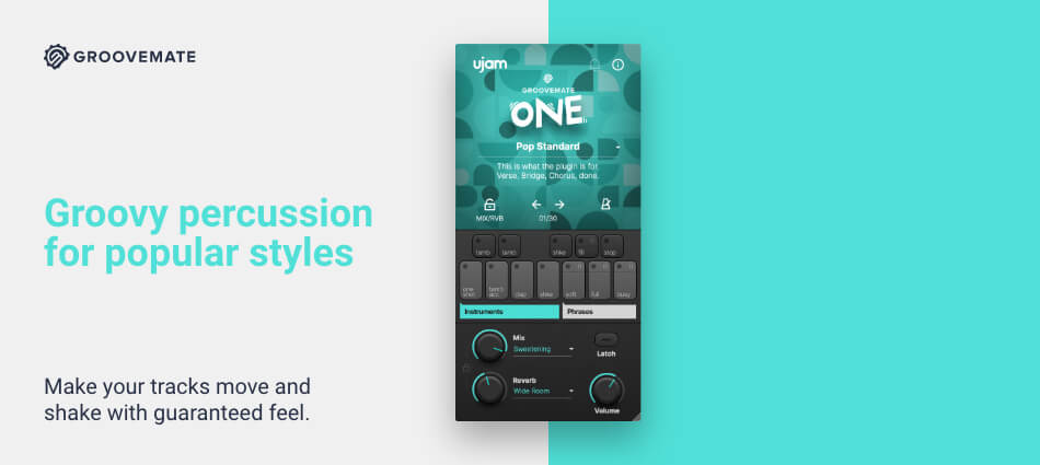 Groovemate One Loyalty Upgrade from any paid UJAM product