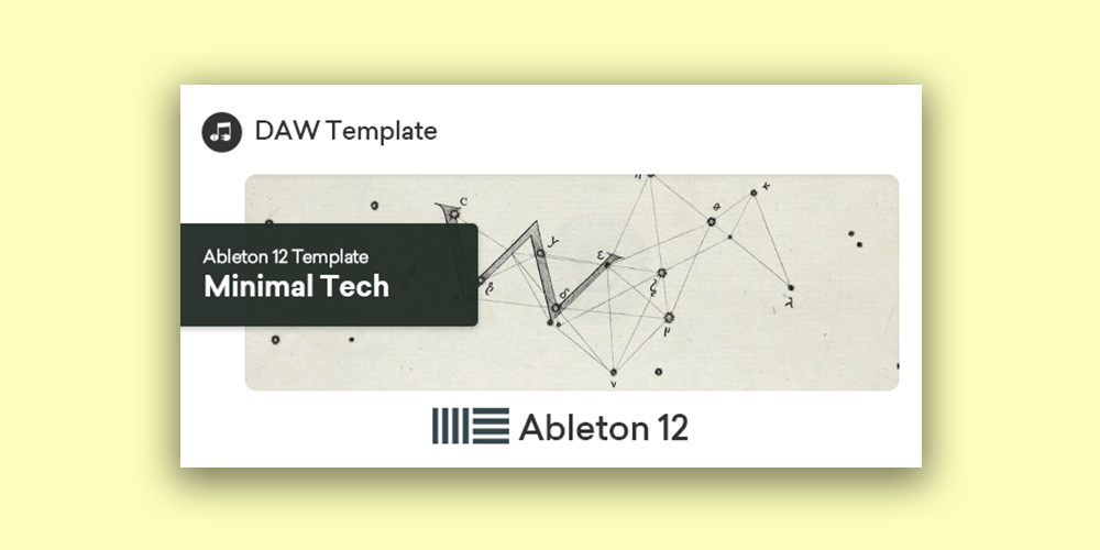 Minimal Tech Ableton 12 Template